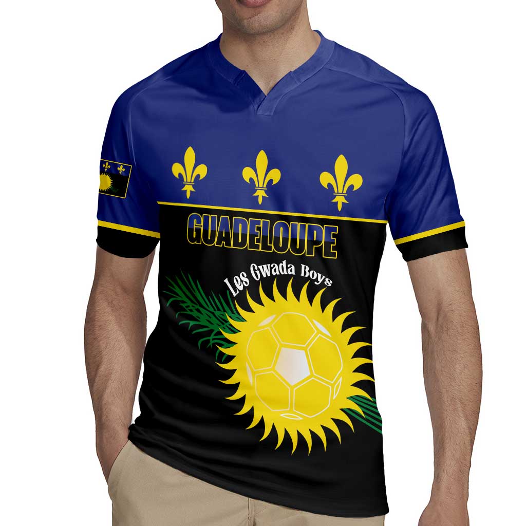 Custom Guadeloupe Football Rugby Jersey Allez Gwada Boys - Wonder Print Shop