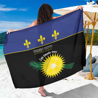 Custom Guadeloupe Football Sarong Allez Gwada Boys - Wonder Print Shop