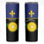 Custom Guadeloupe Football Skinny Tumbler Allez Gwada Boys - Wonder Print Shop