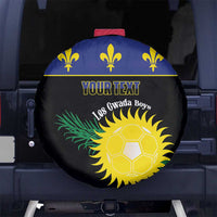 Custom Guadeloupe Football Spare Tire Cover Allez Gwada Boys - Wonder Print Shop