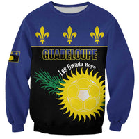 Custom Guadeloupe Football Sweatshirt Allez Gwada Boys - Wonder Print Shop