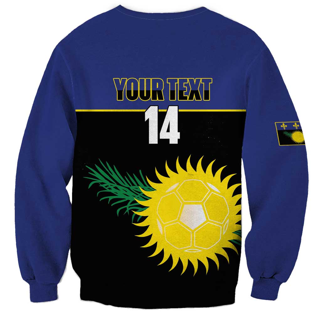 Custom Guadeloupe Football Sweatshirt Allez Gwada Boys - Wonder Print Shop
