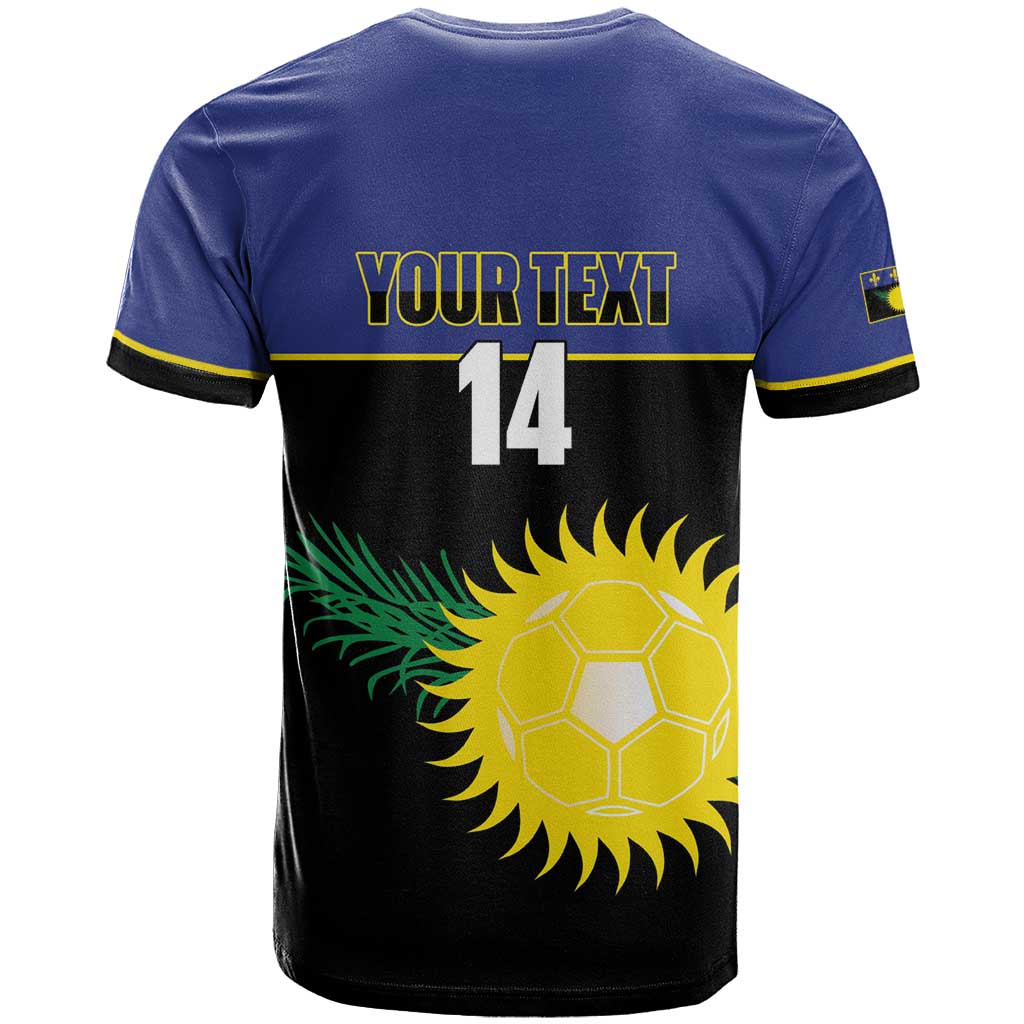 Custom Guadeloupe Football T Shirt Allez Gwada Boys - Wonder Print Shop