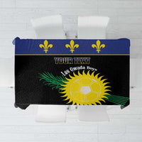 Custom Guadeloupe Football Tablecloth Allez Gwada Boys - Wonder Print Shop