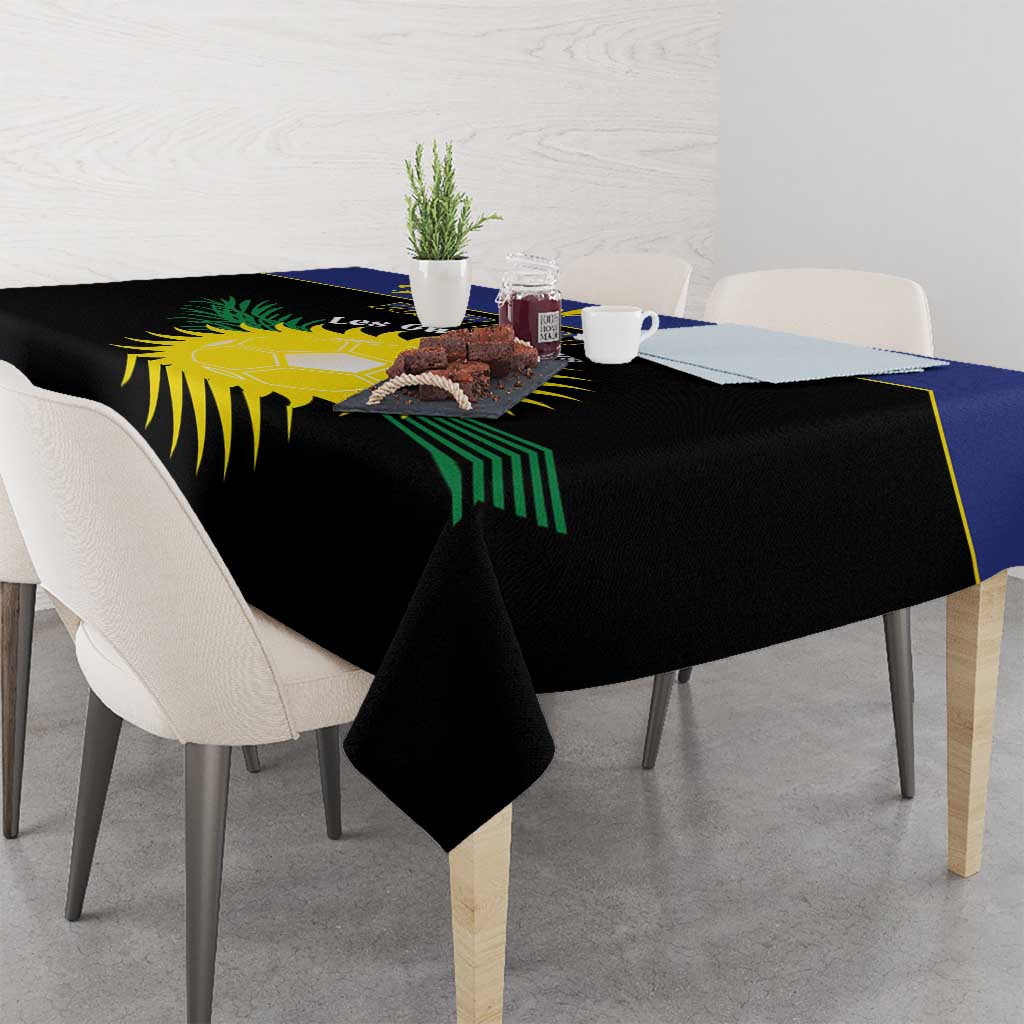 Custom Guadeloupe Football Tablecloth Allez Gwada Boys - Wonder Print Shop