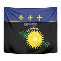 Custom Guadeloupe Football Tapestry Allez Gwada Boys - Wonder Print Shop
