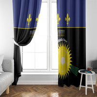 Custom Guadeloupe Football Window Curtain Allez Gwada Boys - Wonder Print Shop