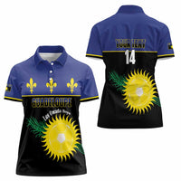 Custom Guadeloupe Football Women Polo Shirt Allez Gwada Boys - Wonder Print Shop