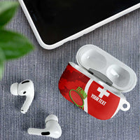 Personalised Switzerland Tennis AirPods Case Swiss Born To Play - Wonder Print Shop