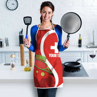 Personalised Switzerland Tennis Apron Swiss Born To Play - Wonder Print Shop