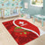 Personalised Switzerland Tennis Area Rug Swiss Born To Play - Wonder Print Shop