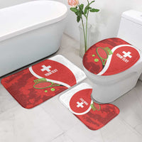 Personalised Switzerland Tennis Bathroom Set Swiss Born To Play - Wonder Print Shop