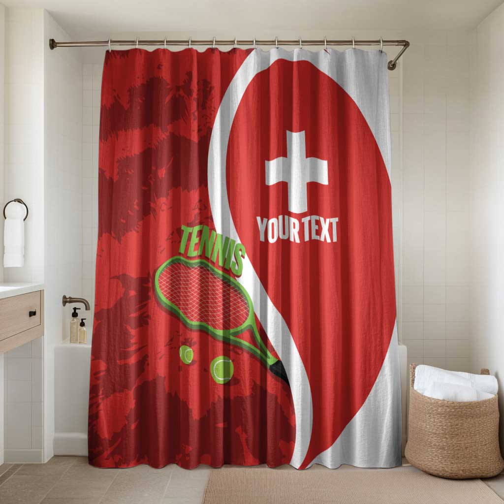 Personalised Switzerland Tennis Bathroom Set Swiss Born To Play - Wonder Print Shop