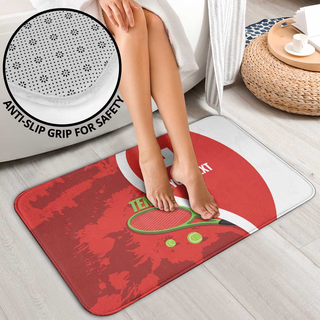 Personalised Switzerland Tennis Bathroom Set Swiss Born To Play - Wonder Print Shop