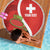 Personalised Switzerland Tennis Beach Blanket Swiss Born To Play - Wonder Print Shop