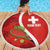 Personalised Switzerland Tennis Beach Blanket Swiss Born To Play - Wonder Print Shop