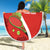 Personalised Switzerland Tennis Beach Blanket Swiss Born To Play - Wonder Print Shop