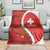 Personalised Switzerland Tennis Blanket Swiss Born To Play - Wonder Print Shop
