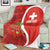 Personalised Switzerland Tennis Blanket Swiss Born To Play - Wonder Print Shop