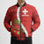 Personalised Switzerland Tennis Bomber Puffer Jacket Swiss Born To Play - Wonder Print Shop