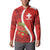 Personalised Switzerland Tennis Button Sweatshirt Swiss Born To Play - Wonder Print Shop