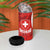 Personalised Switzerland Tennis 4 in 1 Can Cooler Tumbler Swiss Born To Play - Wonder Print Shop