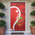 Personalised Switzerland Tennis Door Cover Swiss Born To Play - Wonder Print Shop