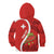Personalised Switzerland Tennis Kid Hoodie Swiss Born To Play - Wonder Print Shop
