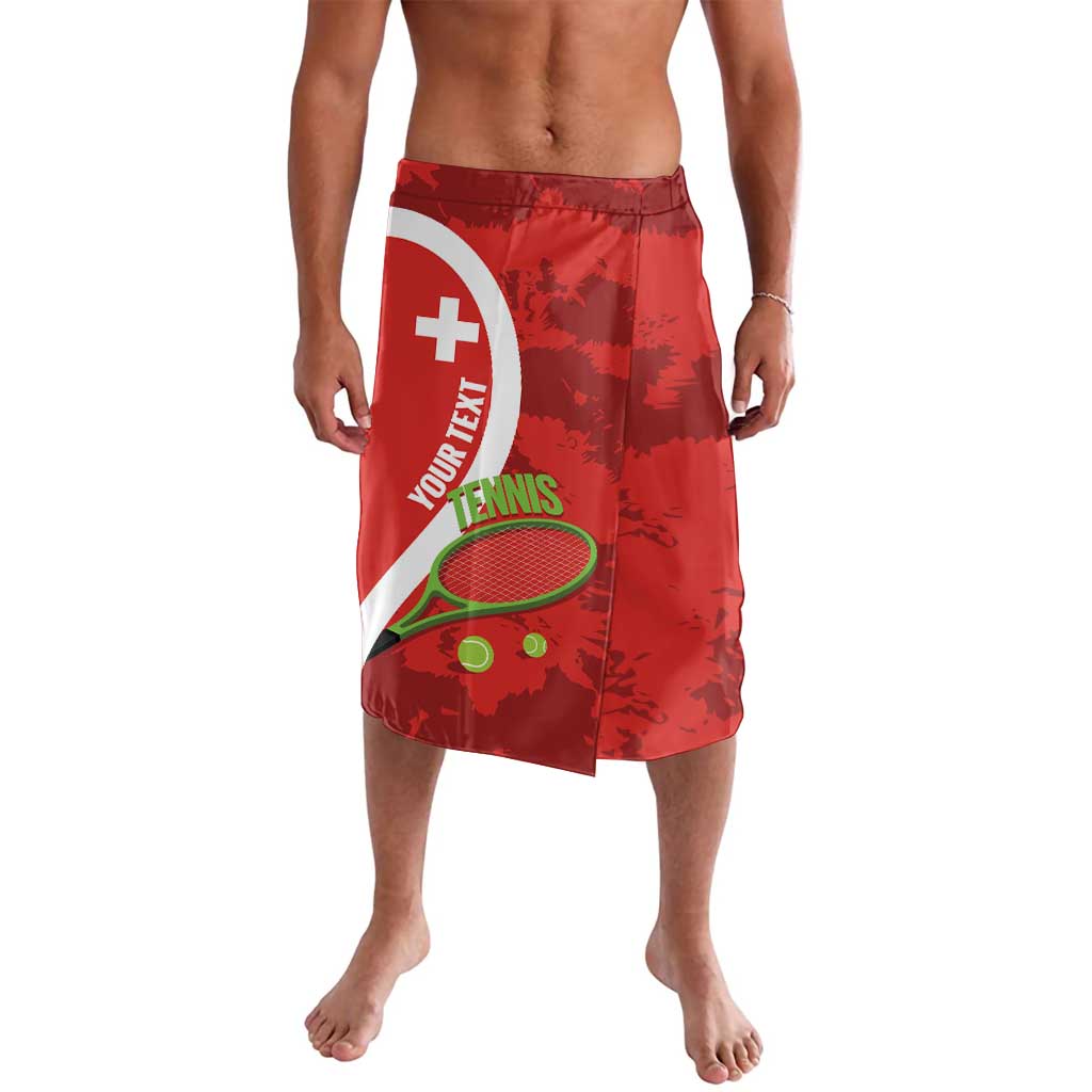 Personalised Switzerland Tennis Lavalava Swiss Born To Play - Wonder Print Shop