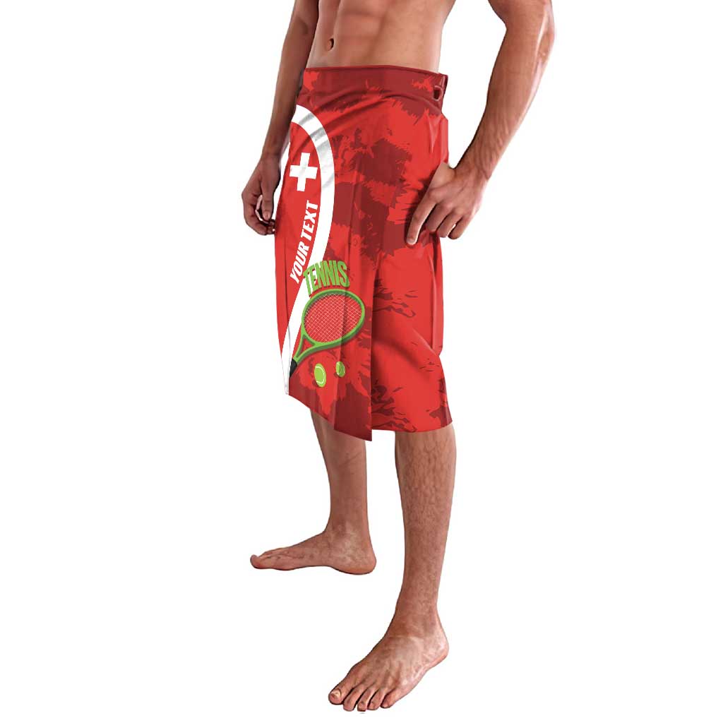 Personalised Switzerland Tennis Lavalava Swiss Born To Play - Wonder Print Shop