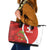 Personalised Switzerland Tennis Leather Tote Bag Swiss Born To Play - Wonder Print Shop