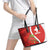 Personalised Switzerland Tennis Leather Tote Bag Swiss Born To Play - Wonder Print Shop
