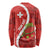 Personalised Switzerland Tennis Long Sleeve Shirt Swiss Born To Play - Wonder Print Shop