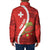 Personalised Switzerland Tennis Padded Jacket Swiss Born To Play - Wonder Print Shop