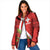 Personalised Switzerland Tennis Padded Jacket Swiss Born To Play - Wonder Print Shop