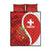 Personalised Switzerland Tennis Quilt Bed Set Swiss Born To Play - Wonder Print Shop