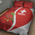 Personalised Switzerland Tennis Quilt Bed Set Swiss Born To Play - Wonder Print Shop