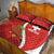 Personalised Switzerland Tennis Quilt Bed Set Swiss Born To Play - Wonder Print Shop