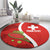 Personalised Switzerland Tennis Round Carpet Swiss Born To Play - Wonder Print Shop