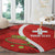 Personalised Switzerland Tennis Round Carpet Swiss Born To Play - Wonder Print Shop