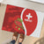 Personalised Switzerland Tennis Rubber Doormat Swiss Born To Play - Wonder Print Shop