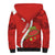 Personalised Switzerland Tennis Sherpa Hoodie Swiss Born To Play - Wonder Print Shop