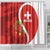 Personalised Switzerland Tennis Shower Curtain Swiss Born To Play - Wonder Print Shop