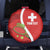 Personalised Switzerland Tennis Spare Tire Cover Swiss Born To Play - Wonder Print Shop