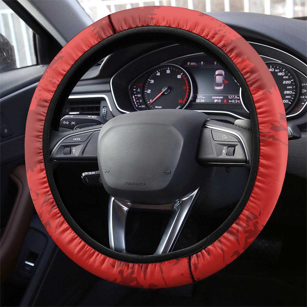 Switzerland Tennis Steering Wheel Cover Swiss Born To Play - Wonder Print Shop