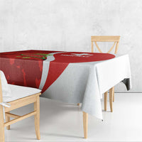 Personalised Switzerland Tennis Tablecloth Swiss Born To Play - Wonder Print Shop