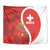 Personalised Switzerland Tennis Tapestry Swiss Born To Play - Wonder Print Shop