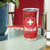 Personalised Switzerland Tennis Tumbler Cup Swiss Born To Play - Wonder Print Shop
