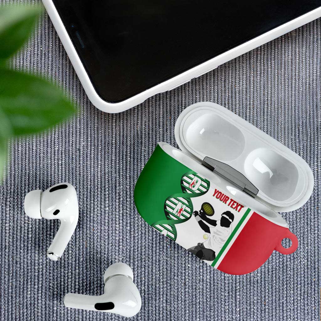 Personalised Italy Tennis AirPods Case Its In My DNA - Wonder Print Shop
