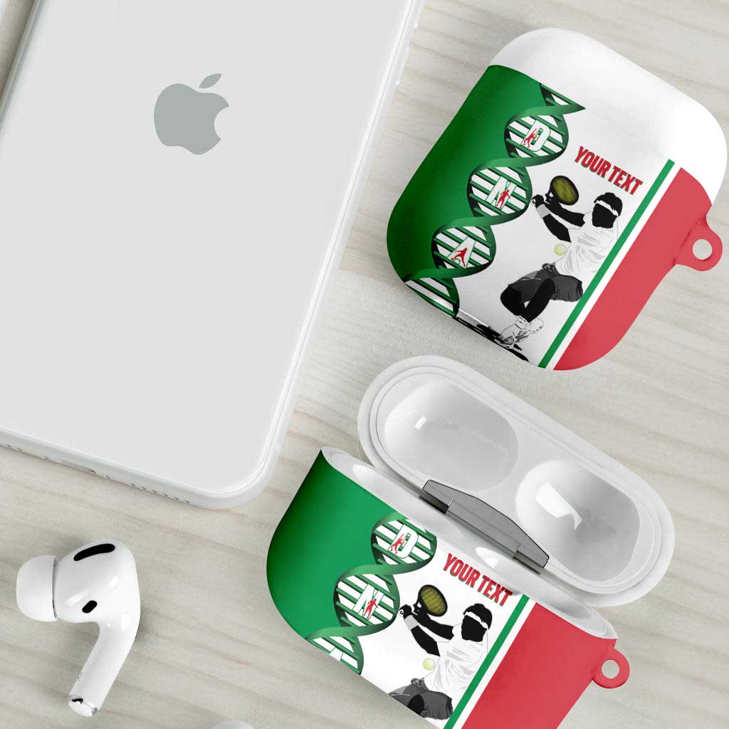 Personalised Italy Tennis AirPods Case Its In My DNA - Wonder Print Shop